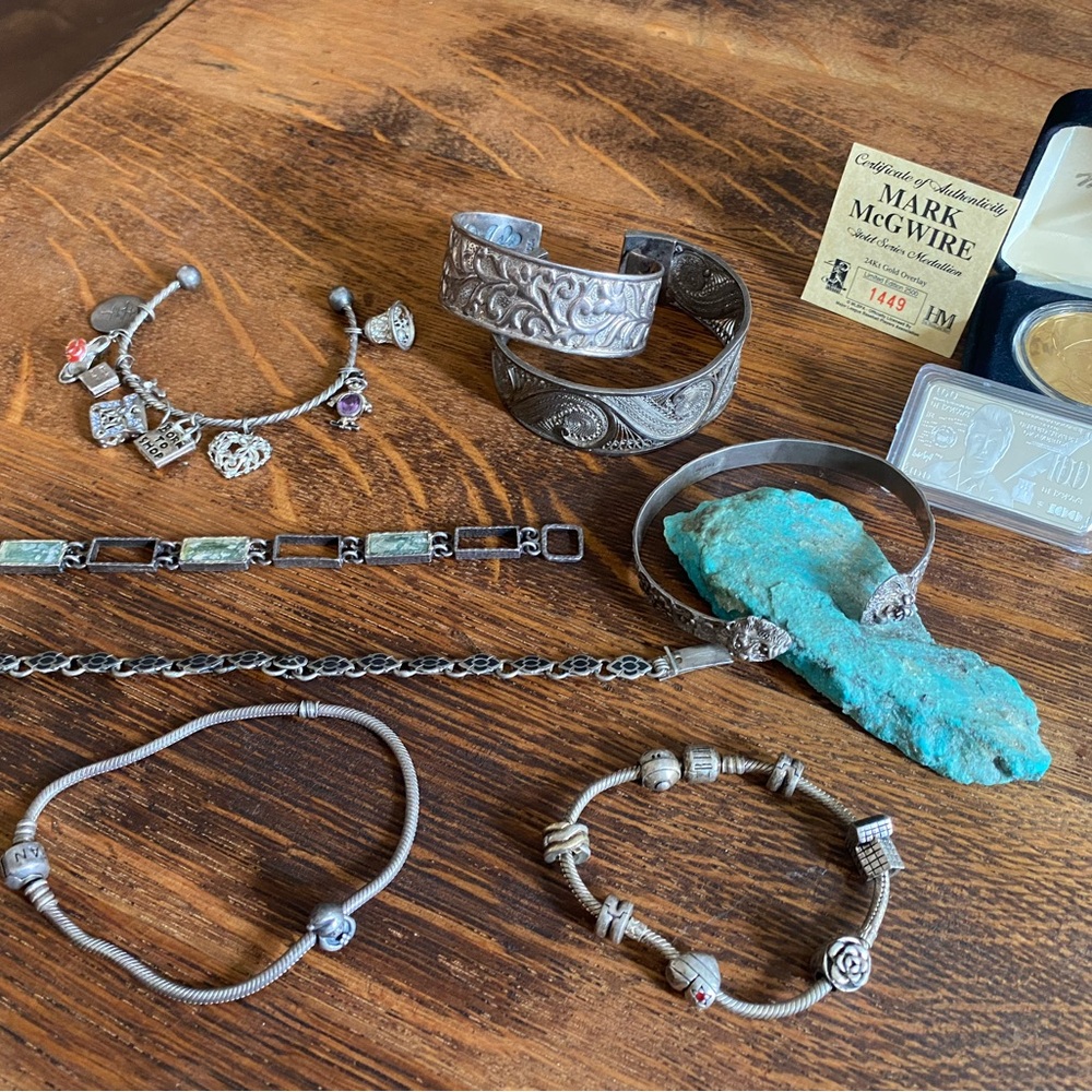 Sterling silver mix lot bundle